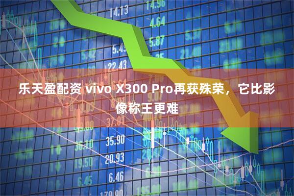乐天盈配资 vivo X300 Pro再获殊荣，它比影像称王更难