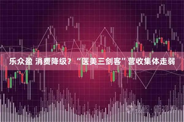 乐众盈 消费降级？“医美三剑客”营收集体走弱